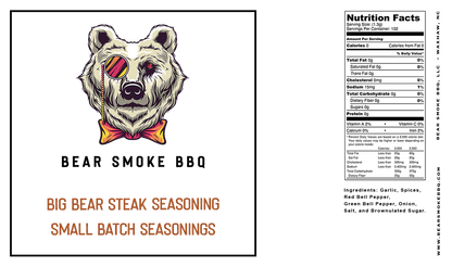 Bear Smoke BBQ Steak Seasoning  Edit alt text