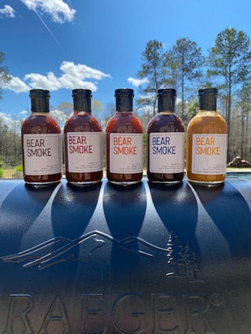 All of our Hand Crafted - Small Batch BBQ Sauces are made with the highest quality ingredients. No Additives, No Preservatives, No MSG and No High Fructose Corn Syrup or any artificial ingredients of any kind; Gluten Free and Vegan friendly) 4 out of 5, the honey gets us on that 1 sauce) We only use the good stuff!