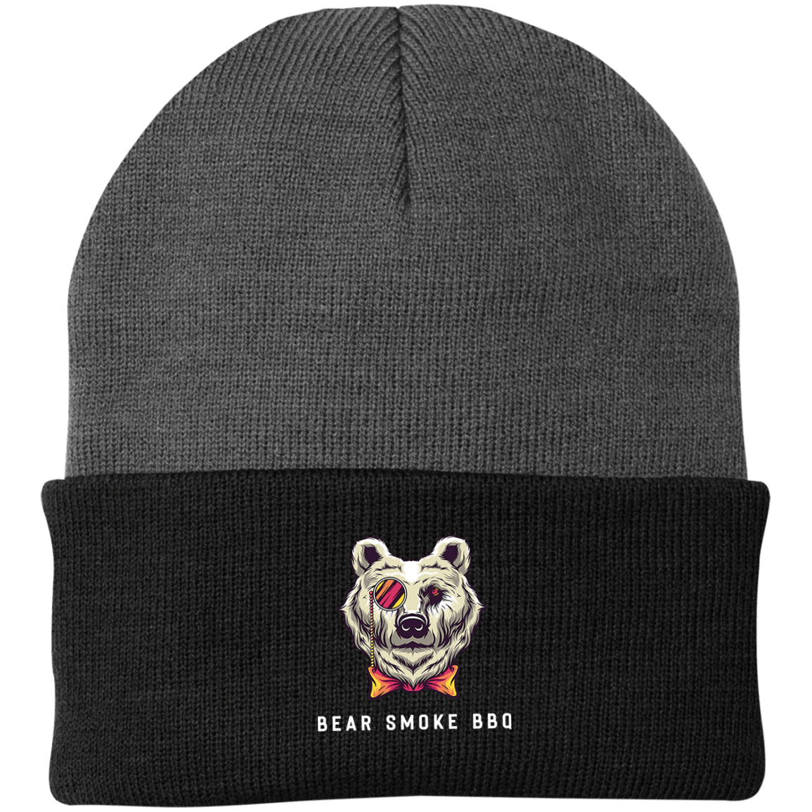 Bear Smoke Knit Cap - Bear Smoke BBQ